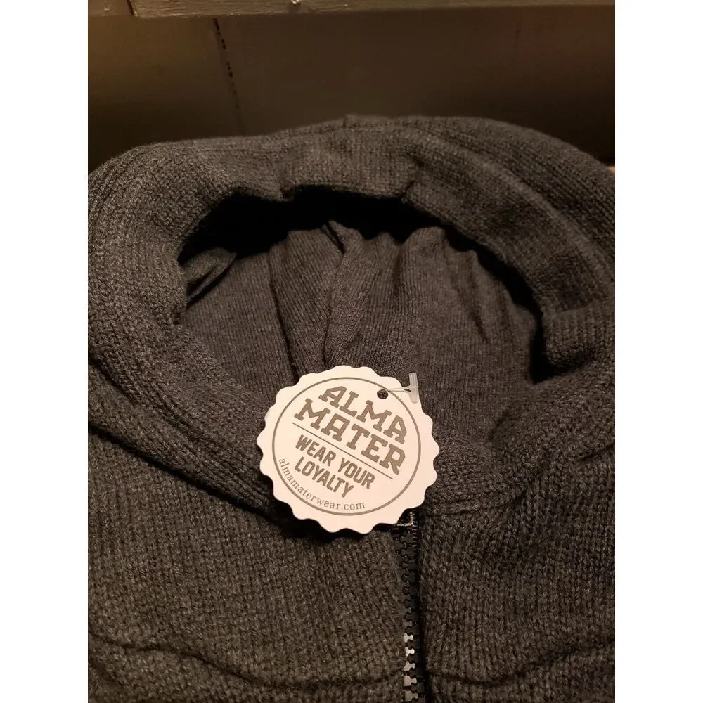 Alma Mater Boys Cornell University‎ Grey Block Hoodie Sweater Size 5T